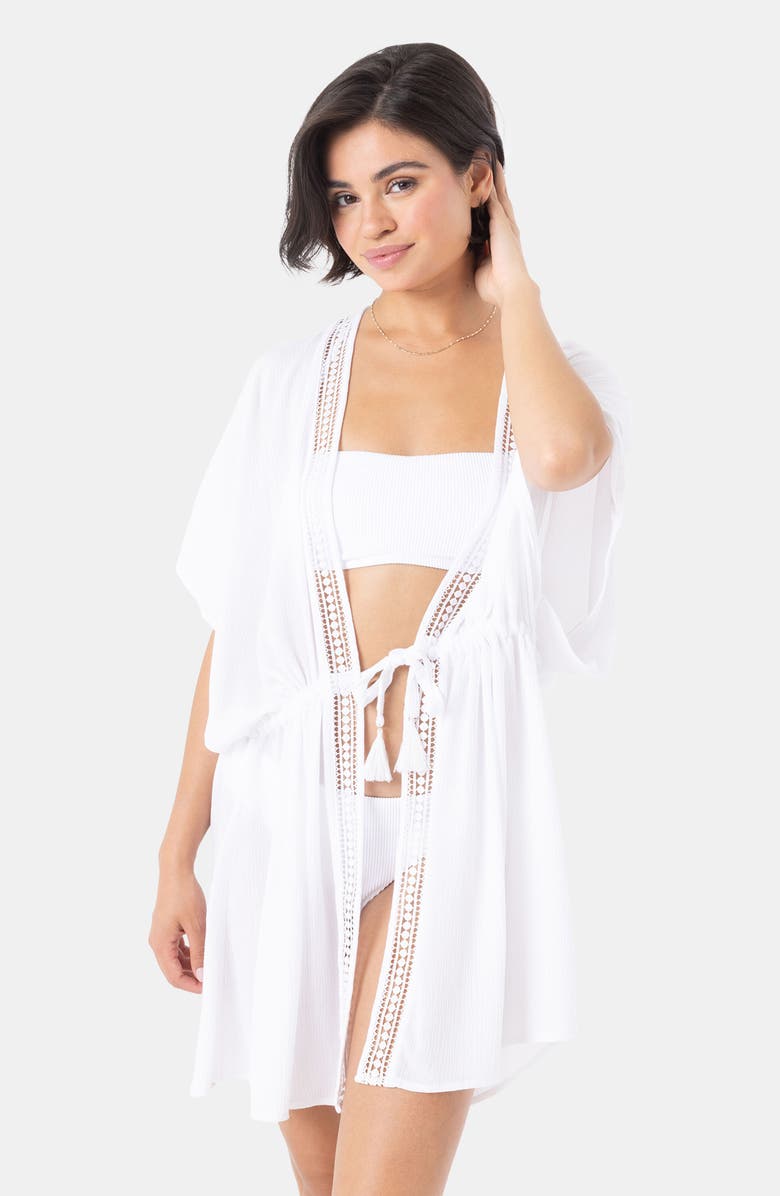 Roxy Sun Kissed Cover-Up, Alternate, color, Blanc