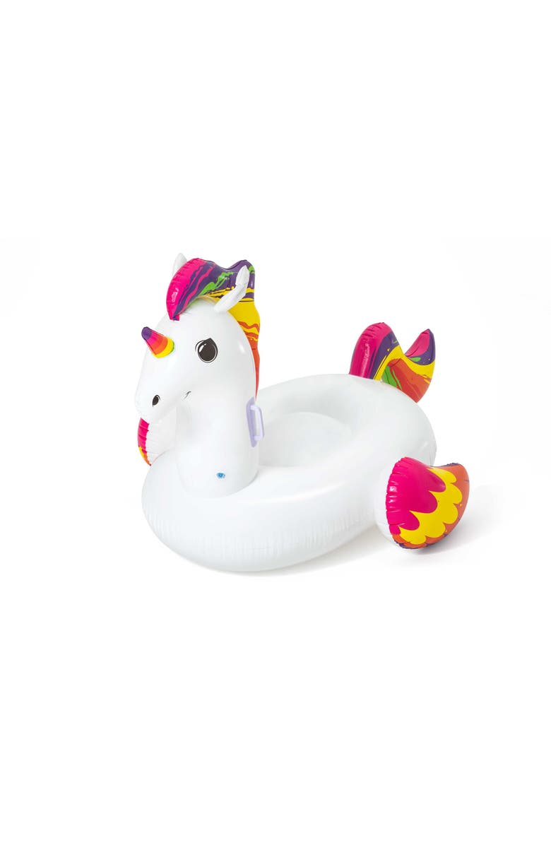 H2OGO! 100% Fantasy Unicorn Kids Rideon Pool Float, Alternate, color, Multicolored