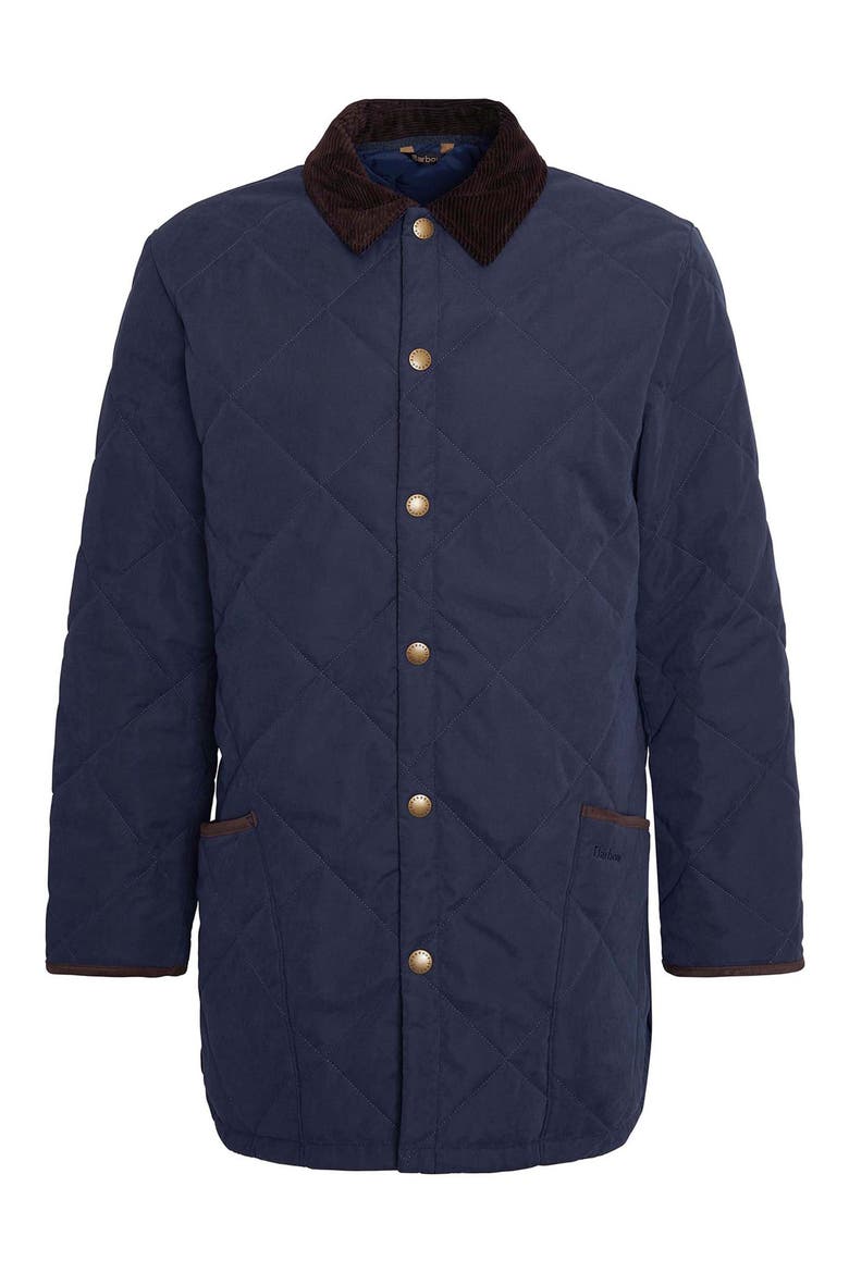 Country Liddesdale Quilted Jacket, Alternate, color, NAVY BLUE