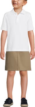 Lands' End School Uniform Kids Short Sleeve Mesh Polo Shirt