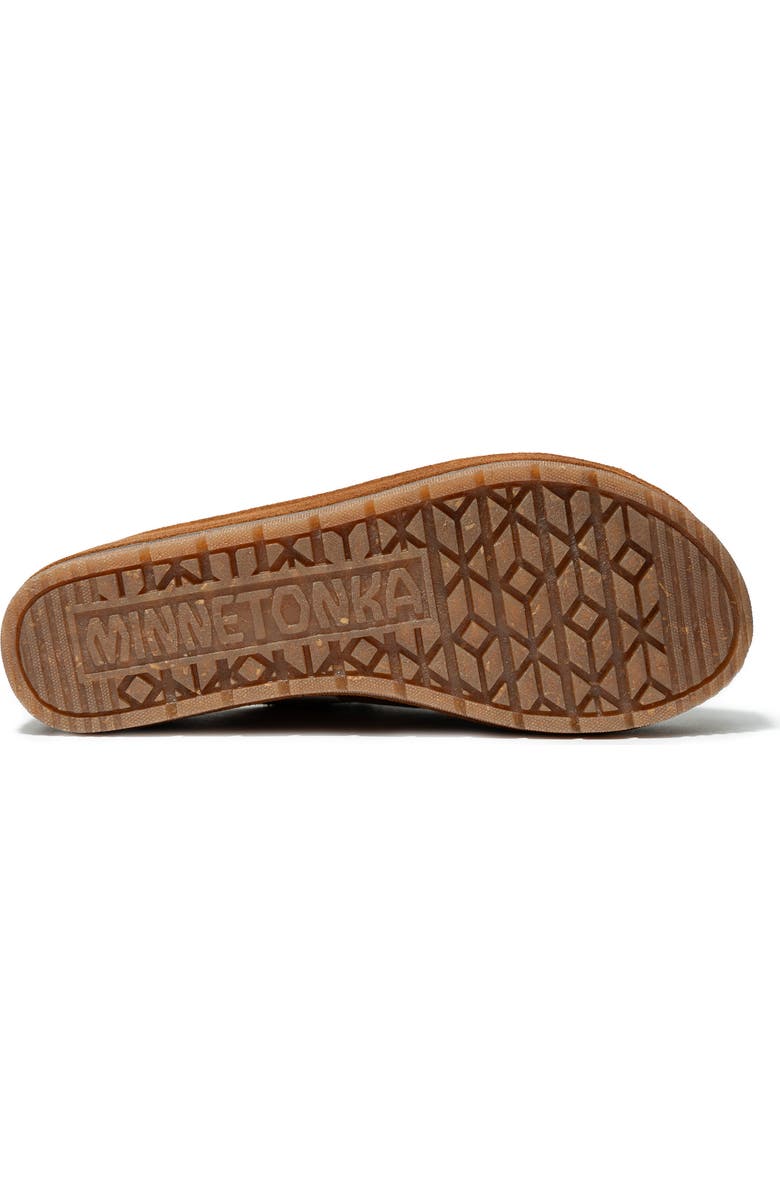 Minnetonka Paislee Wedge Sandal, Alternate, color, Brown