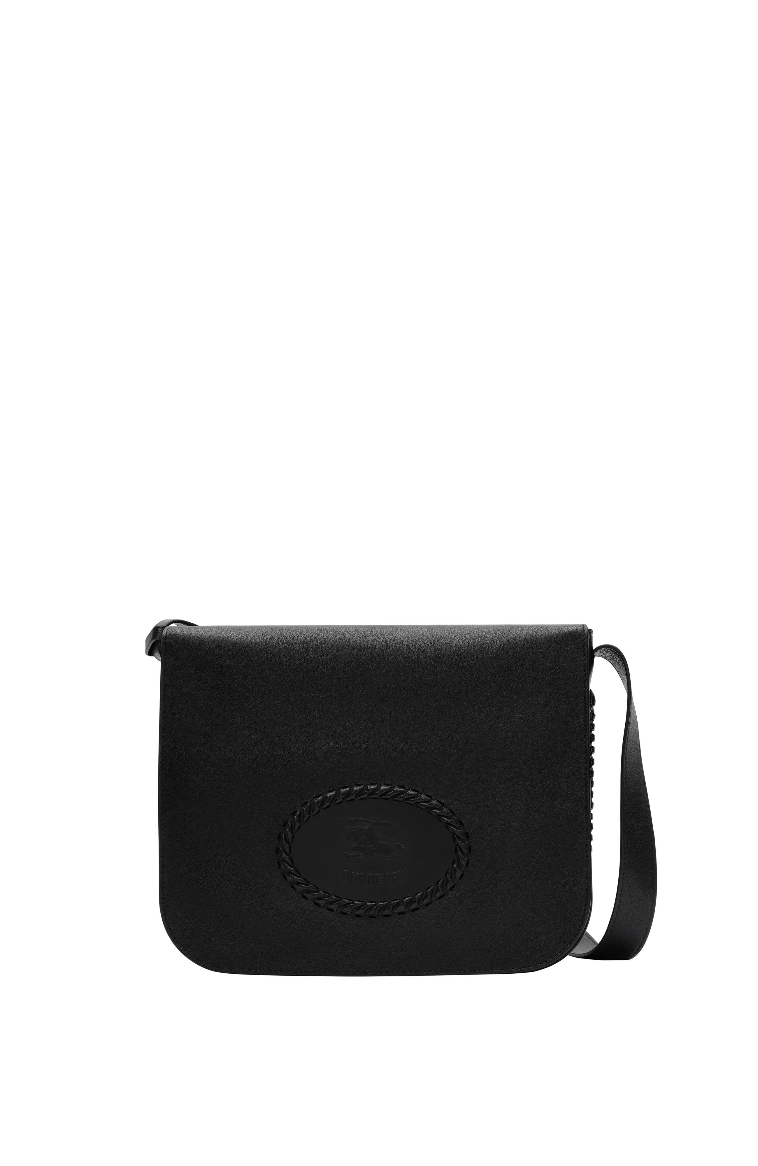 Burberry Tavistock Messenger Bag, Main, color, Black