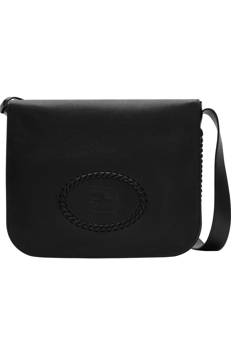 Burberry Tavistock Messenger Bag, Main, color, Black