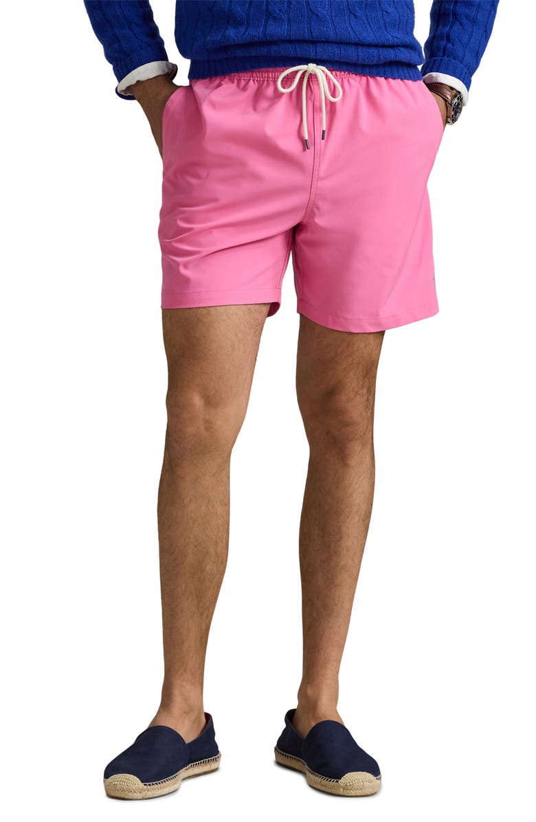 Polo Ralph Lauren Traveler Classic Swim Trunks, Main, color, 