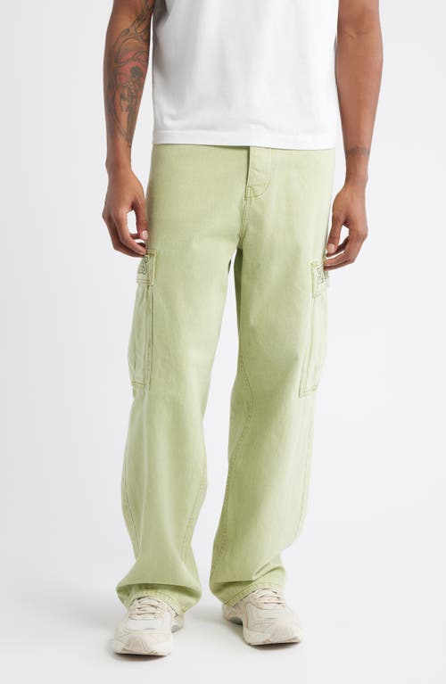 Pleasures Sinful Baggy Cargo Jeans In Green