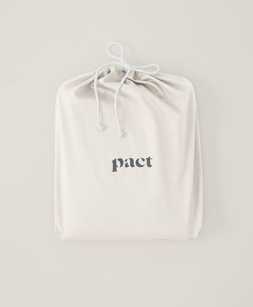 Pact Organic Room Service Sateen Sheet Set In Neutral
