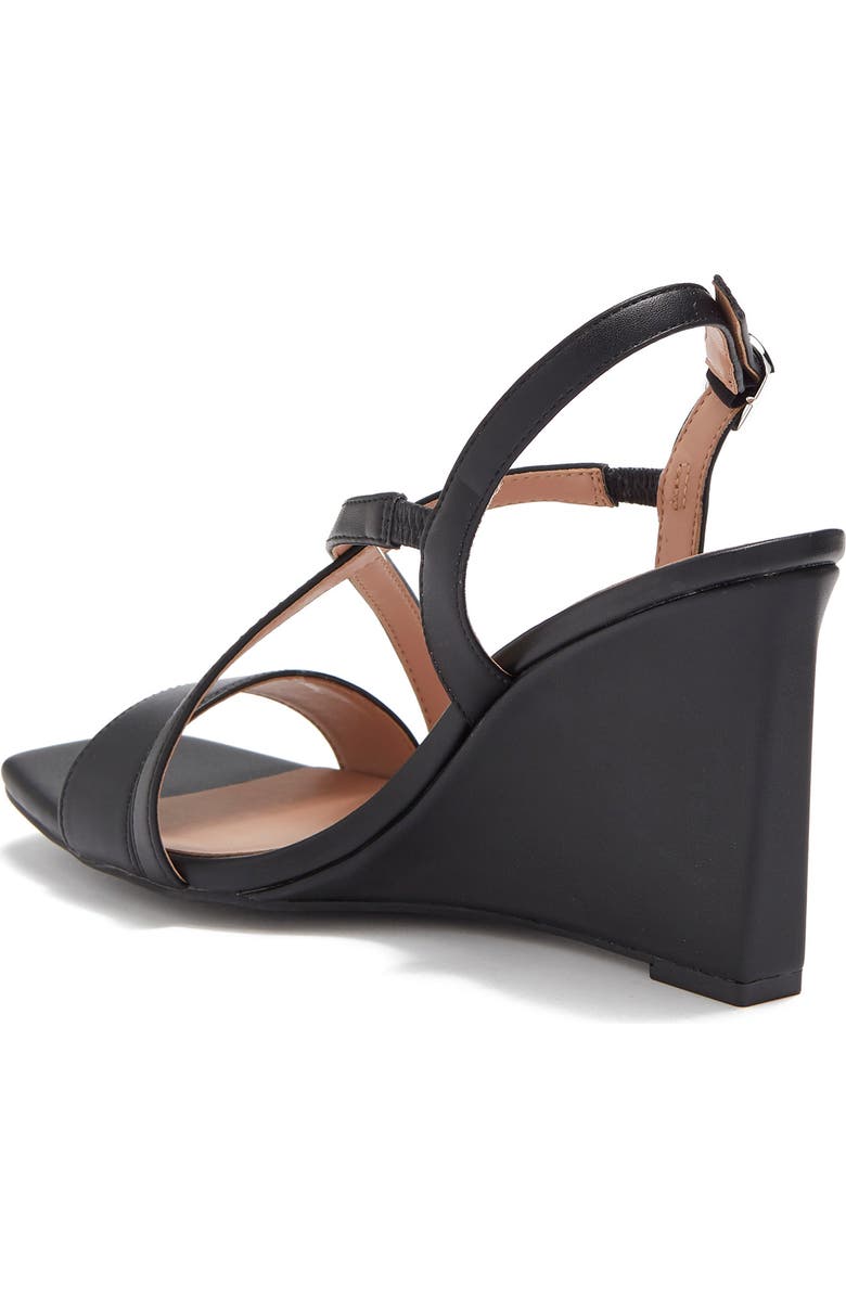 Linea Paolo Galen Strappy Wedge Faux Leather Sandal, Alternate, color,