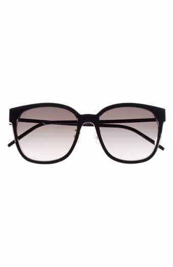 Saint Laurent 57mm Square Sunglasses