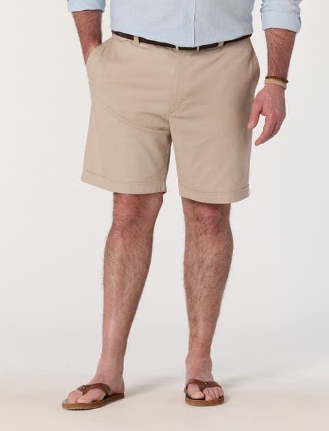 Big & Tall Linen-Blend Tech Shorts