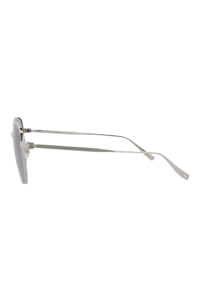 59mm Square Sunglasses, Alternate, color, SILVER SILVER LIGHT BLUE