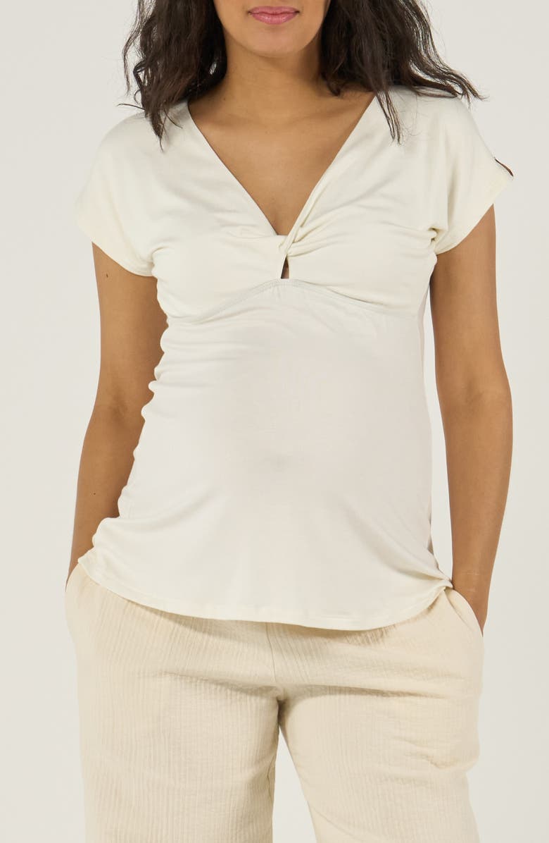 Cache Coeur Maternity and nursing top Celia, Alternate, color, Natural