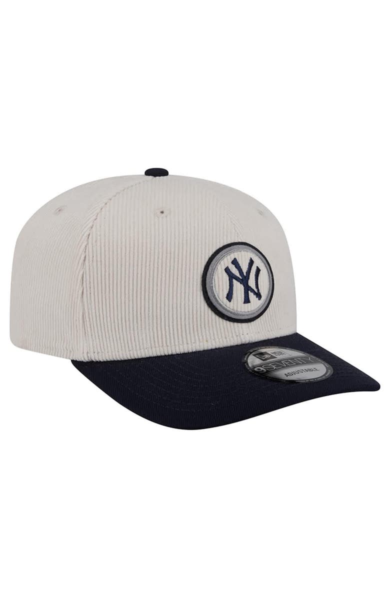 New Era Men's New Era Cream New York Yankees Loyal 9SEVENTY Adjustable Hat, Main, color, Cream