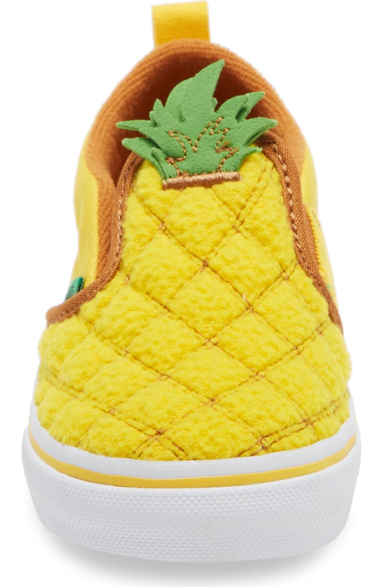 Vans Pineapple Slip-On V Sneaker, Alternate, color, Pineapple/ Lemon Chrome