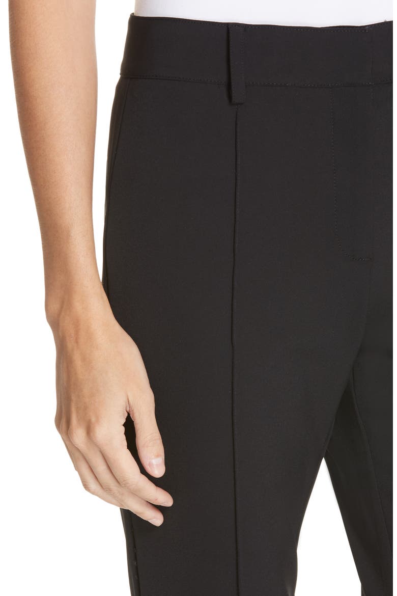 Hibiscus Flare Pants, Alternate, color, BLACK