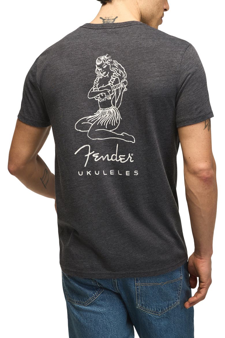 Fender Ukuleles Graphic T-Shirt, Alternate, color, JET BLACK