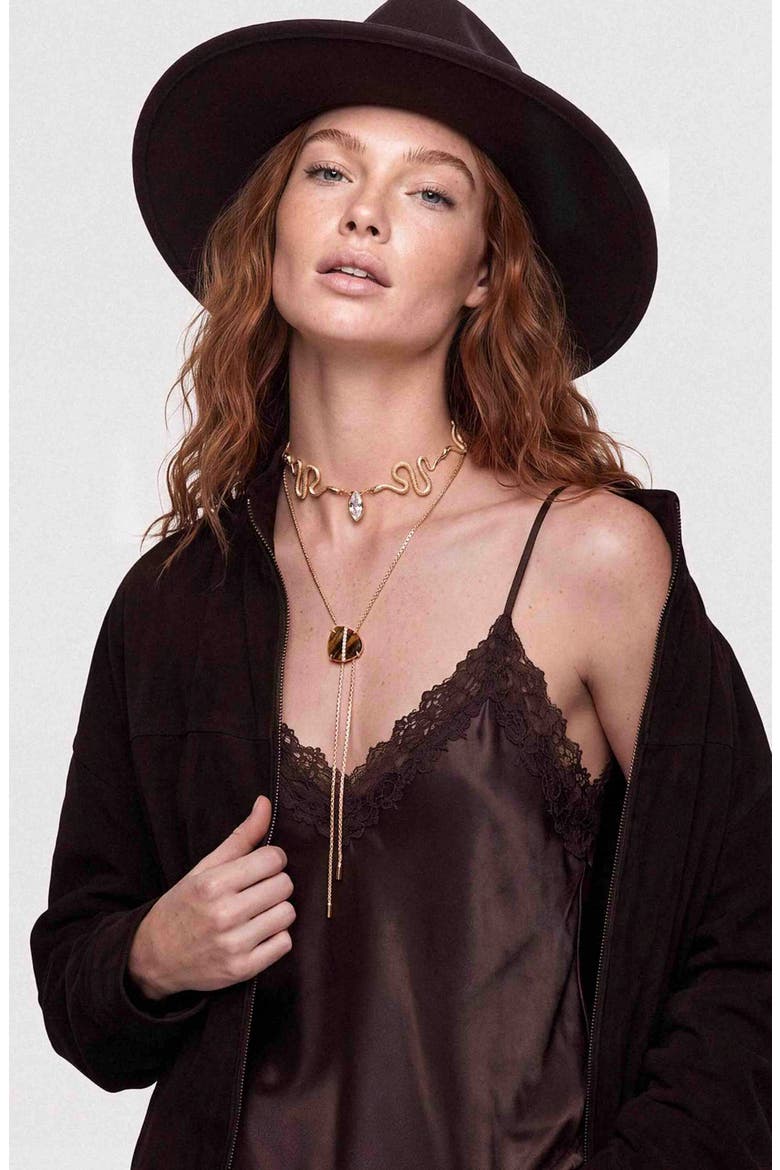 Solstice Tiger's Eye Bolo Necklace, Alternate, color, TIGERS EYE