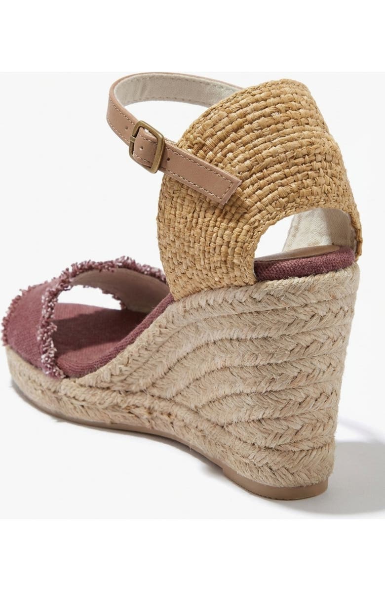 Menina Step Inesa Single Fringed Band Espadrille, Alternate, color, Terra Cotta