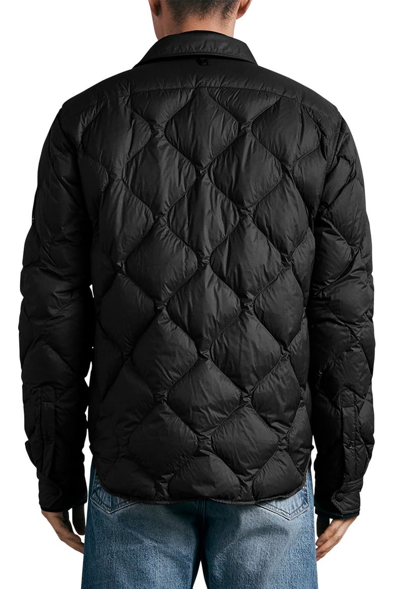 ICONS Dane Quilted Shirt Jacket, Alternate, color, BLACK