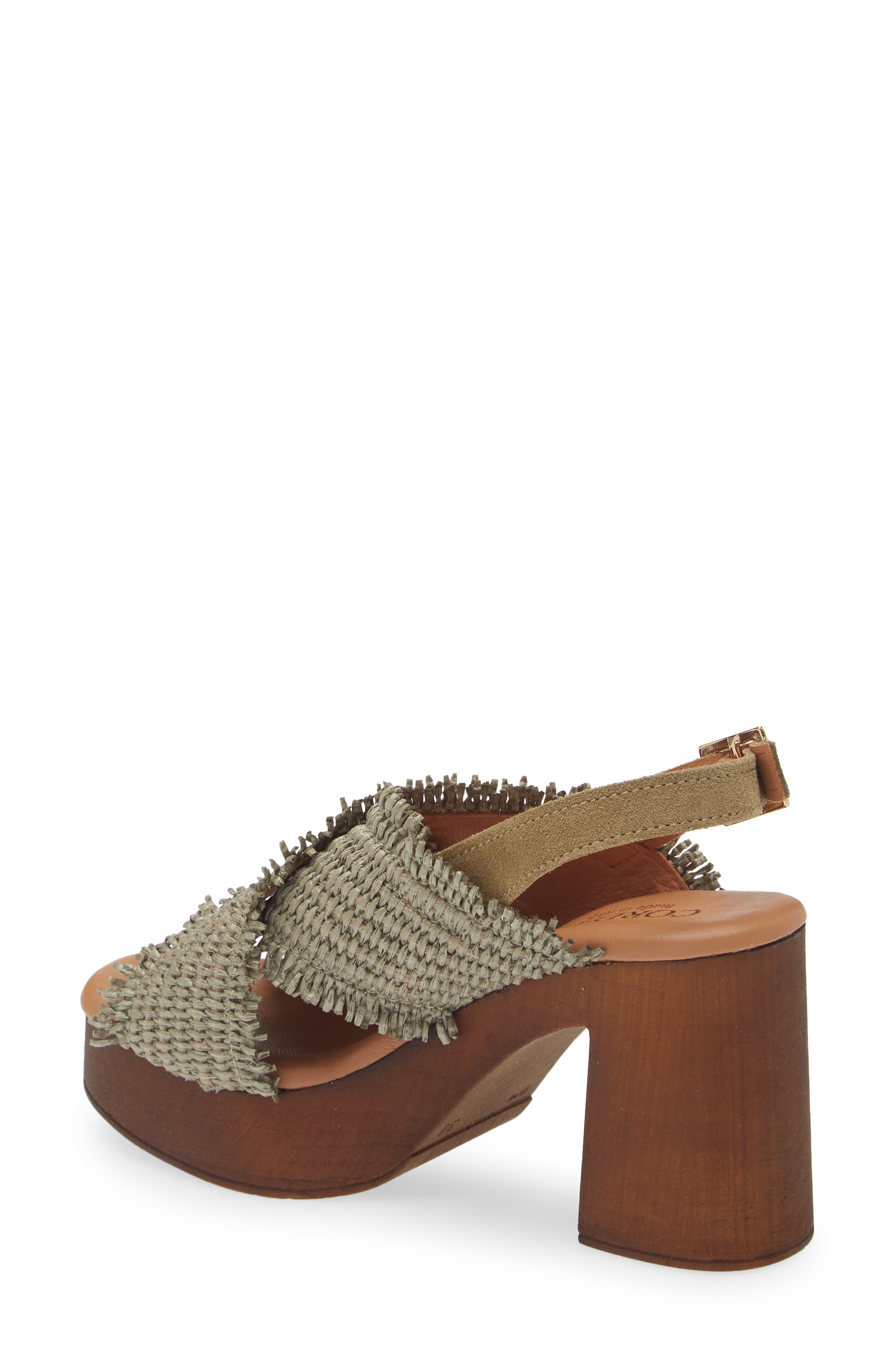 Wendy Platform Sandal, Alternate, color, MILITARE