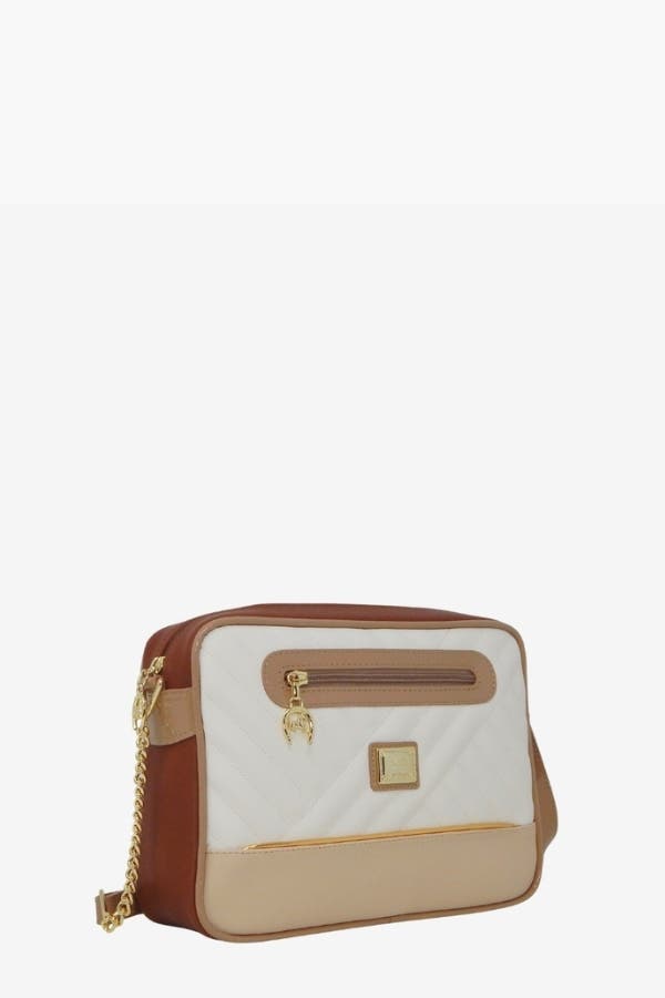 Ciao Bella 251 Crossbody Bag, Alternate, color, Beige / White
