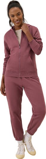 売れ筋商品|||パクト パーカー・スウェットシャツ アウター レディース Women's Organic Cotton Cloud Brushed Fleece Zip Hoodie Mauve Pact Women's Organic Cotton Cloud Brushed Fleece Zip Hoodie