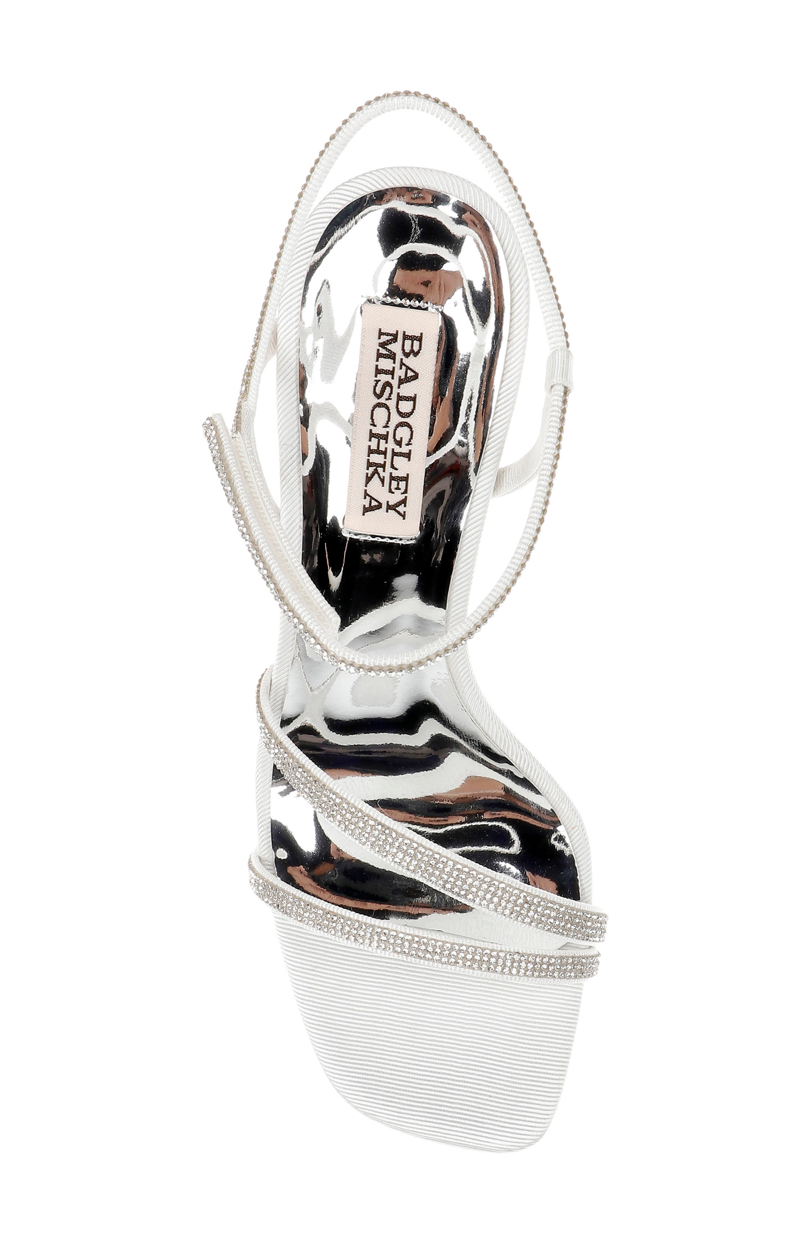 Badgley Mischka Collection Urbana Strappy Sandal, Alternate, color, Soft White