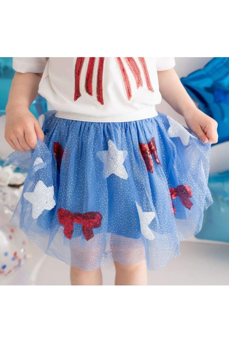 Patriotic Cutie Tutu, Alternate, color, Blue