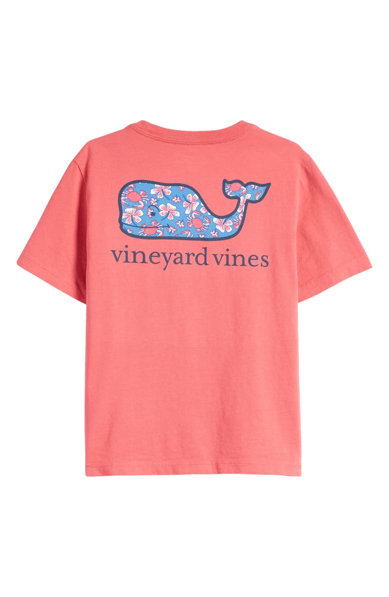 vineyard vines Kids' Vintage Chappy Crab Whale Graphic T-Shirt, Alternate, color,