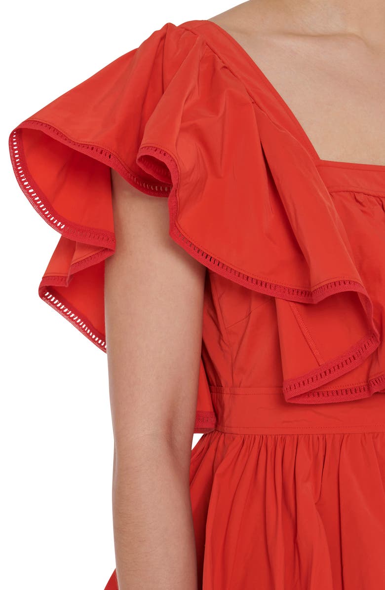 Toccin Ruffle Minidress, Alternate, color, 