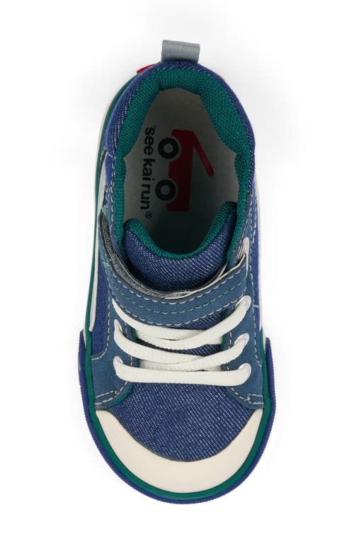 See Kai Run Kids' Dayton High Top Sneaker In Blue