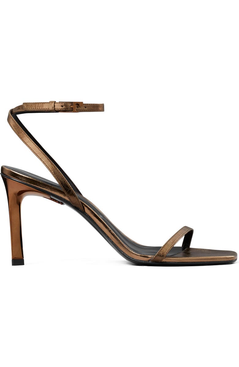 Tory Burch Gigi Leather Sandal, Alternate, color, Copper Freeze