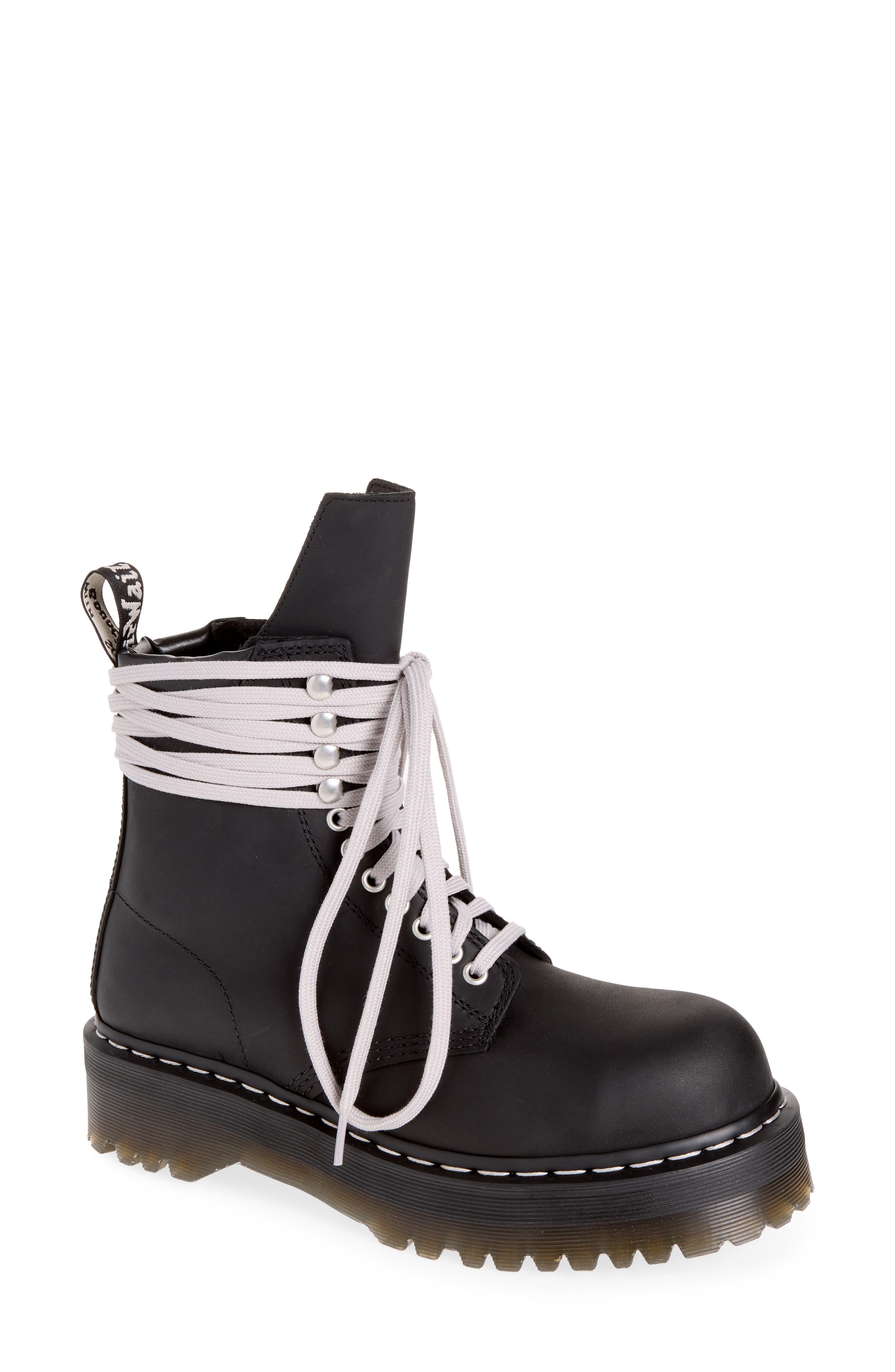 x Dr. Martens Quad Sole Steel Toe Boot, Main, color, BLACK
