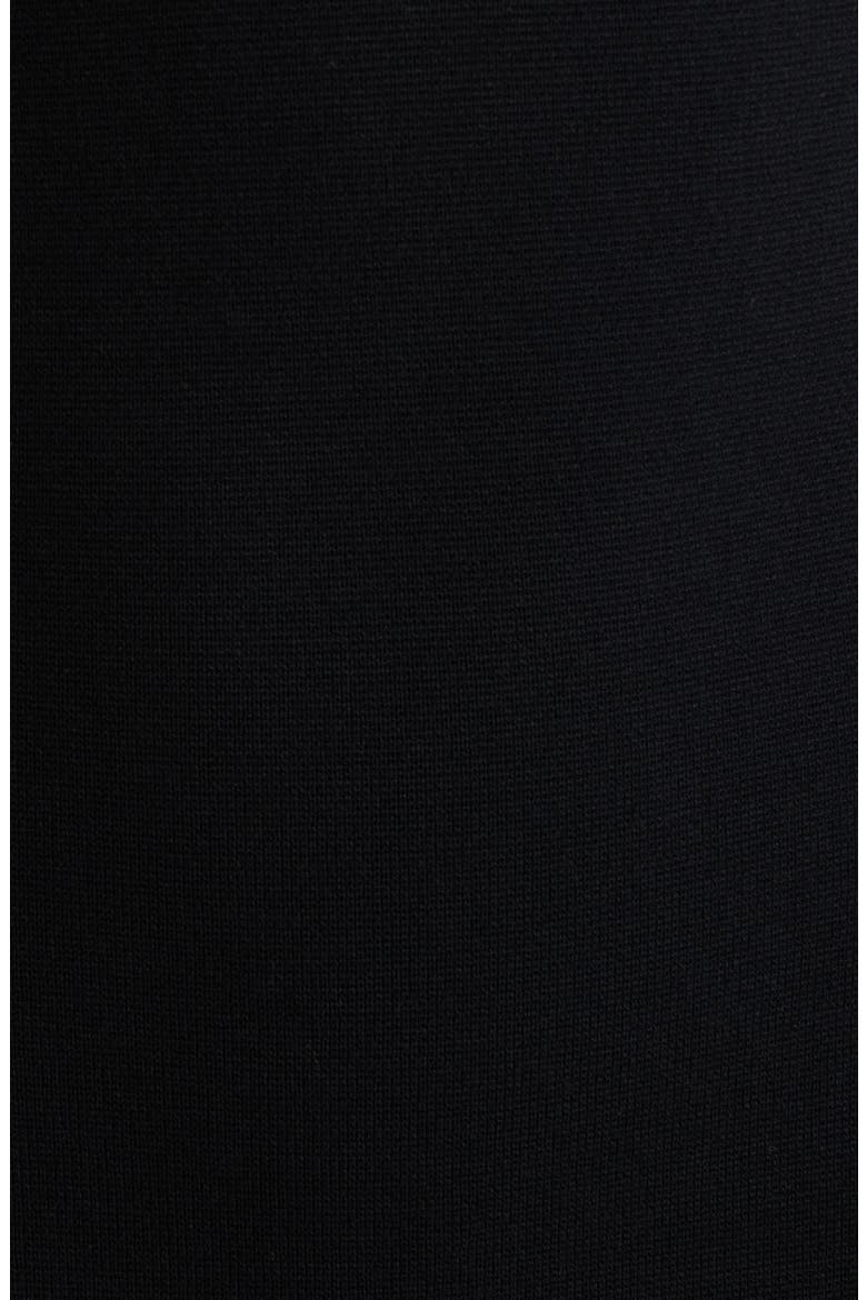 Fosa Tulip Hem Midi Dress, Alternate, color, BLACK