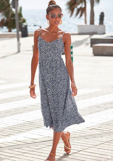 Women's Button Up Panel Dress - image 4