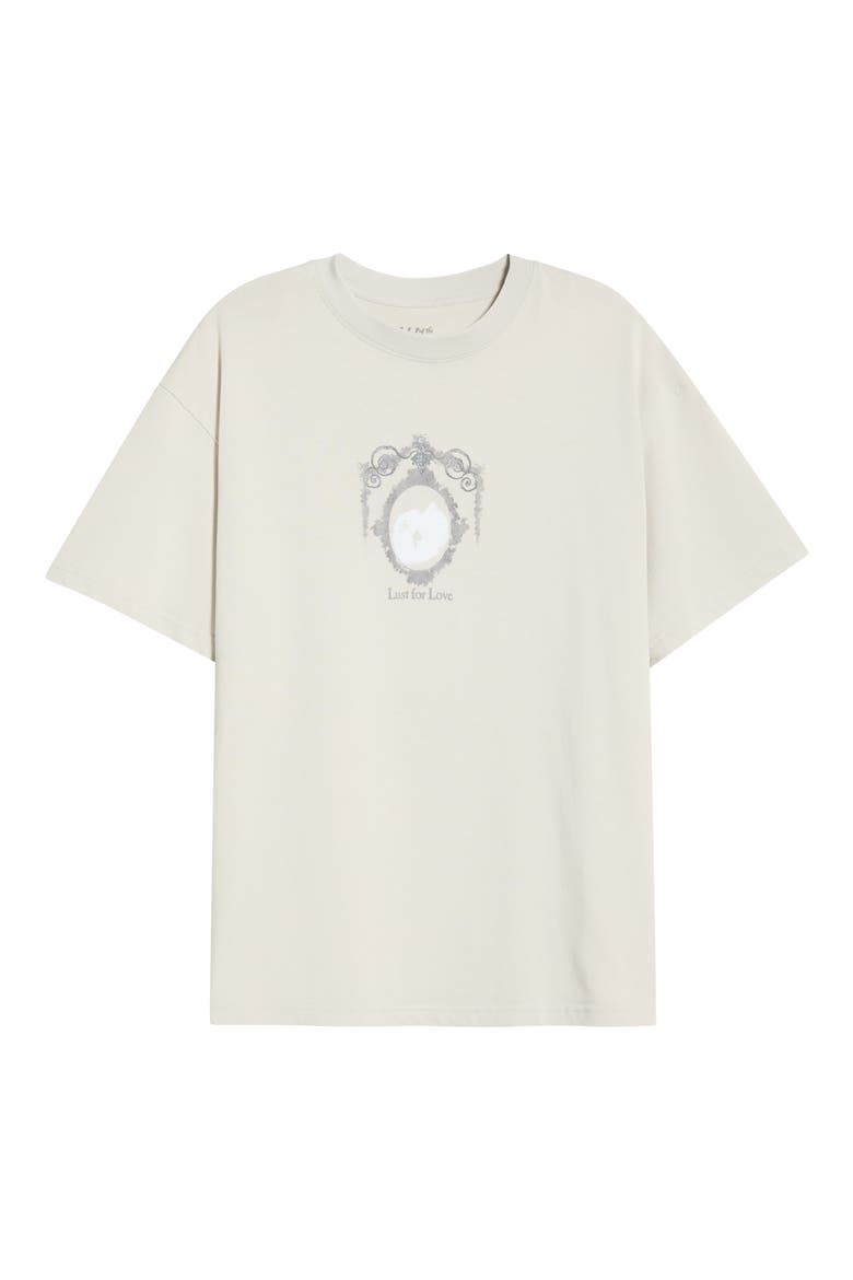 Lust for Love Cotton Graphic T-Shirt, Alternate, color, GREY WASH