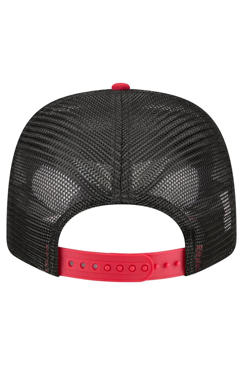 Men's New Era  Red San Francisco 49ers 9SEVENTY Trucker Adjustable Hat, Alternate, color, Red