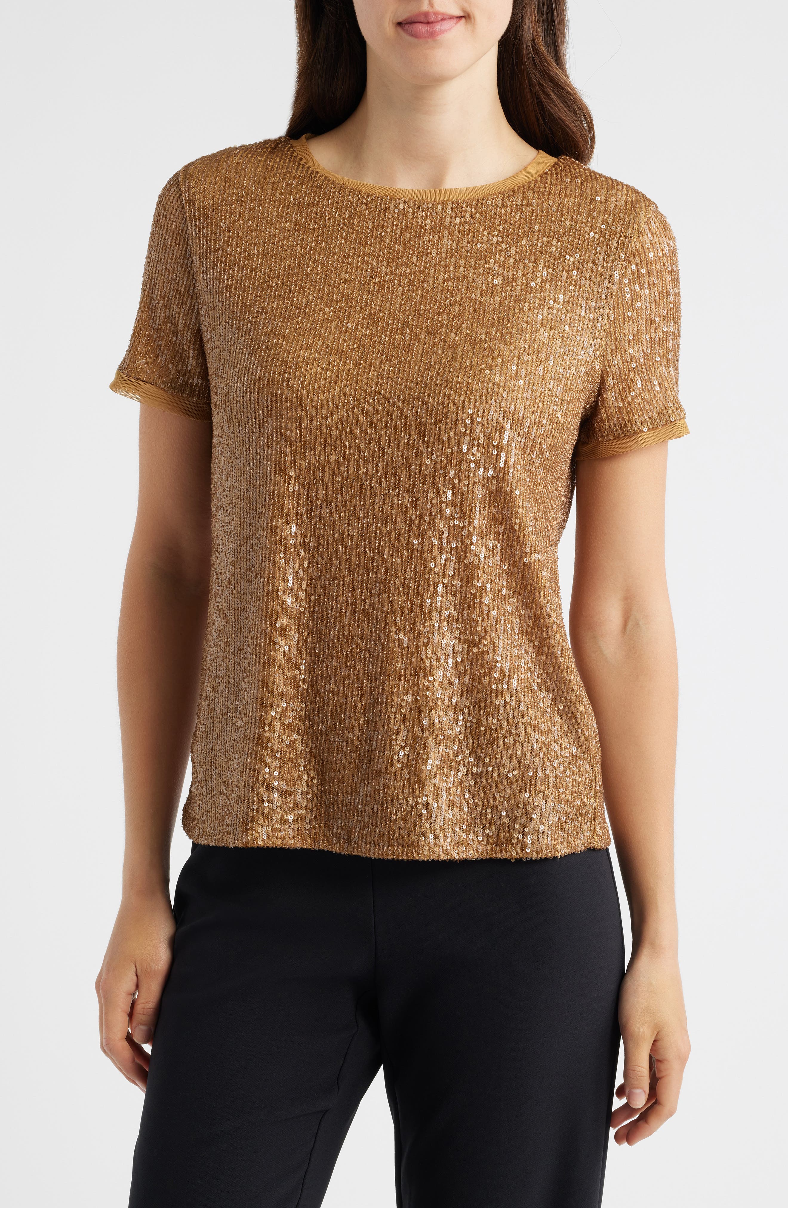 sequin tops petite