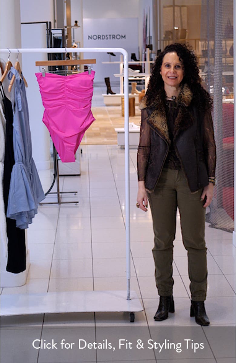 Pana Strapless One-Piece Swimsuit, sales video thumbnail