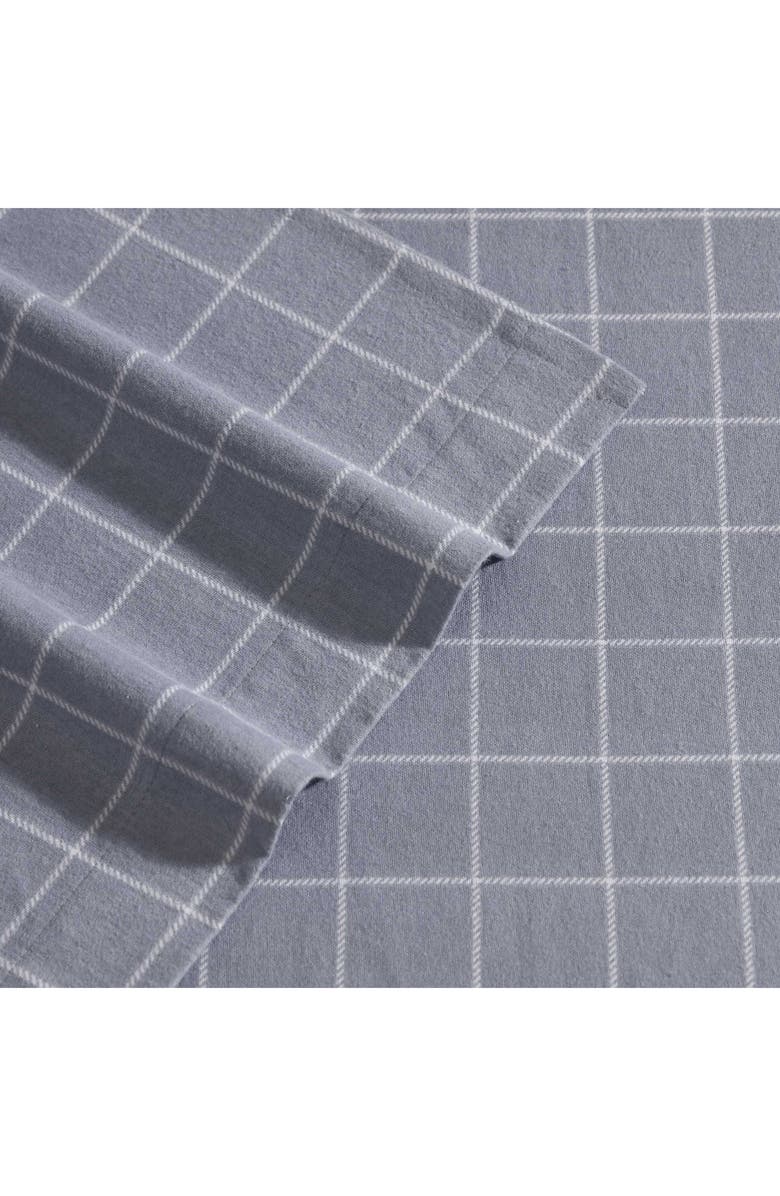 Eddie Bauer Great Plains Plaid Print Flannel Sheet Set, Alternate, color, Medium / Dark Grey