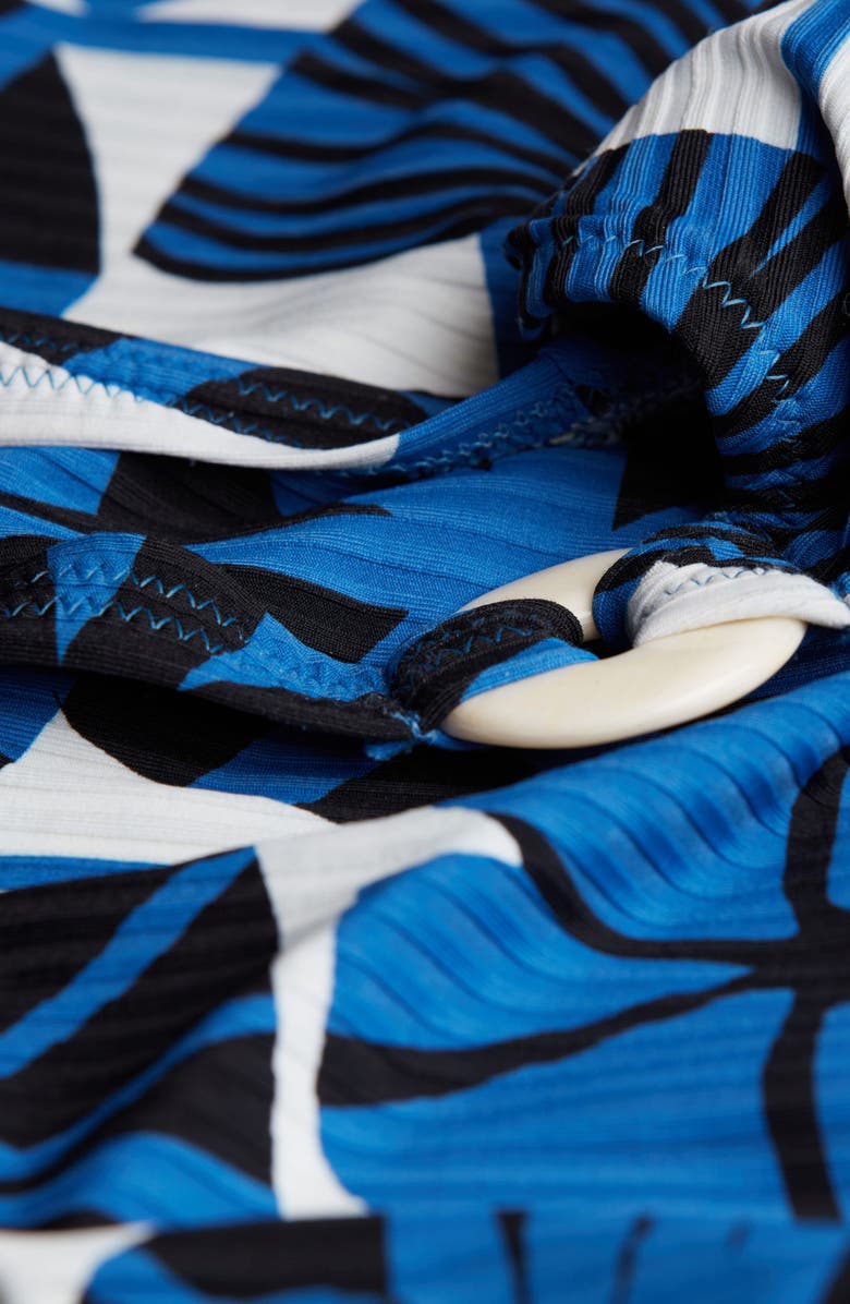 Cache Coeur Maternity swimsuit Osaka, Alternate, color, Blue