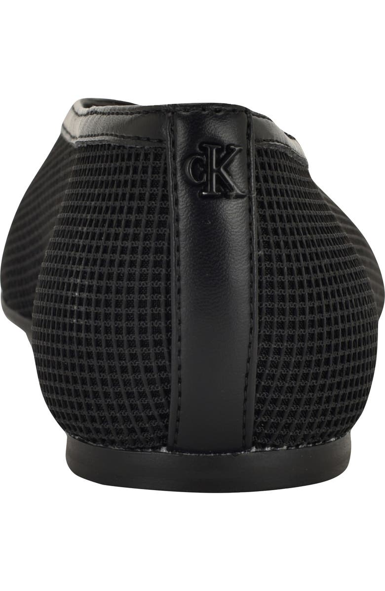 Calvin Klein Zinya Flat, Alternate, color, Black Mesh