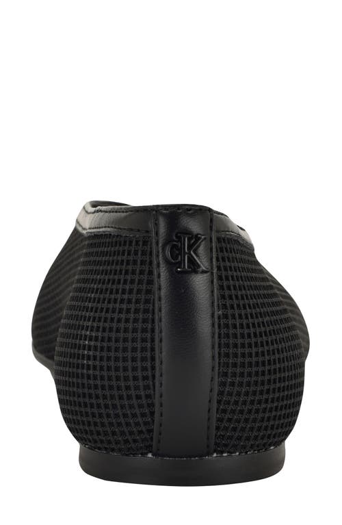 Calvin Klein Zinya Flat In Black