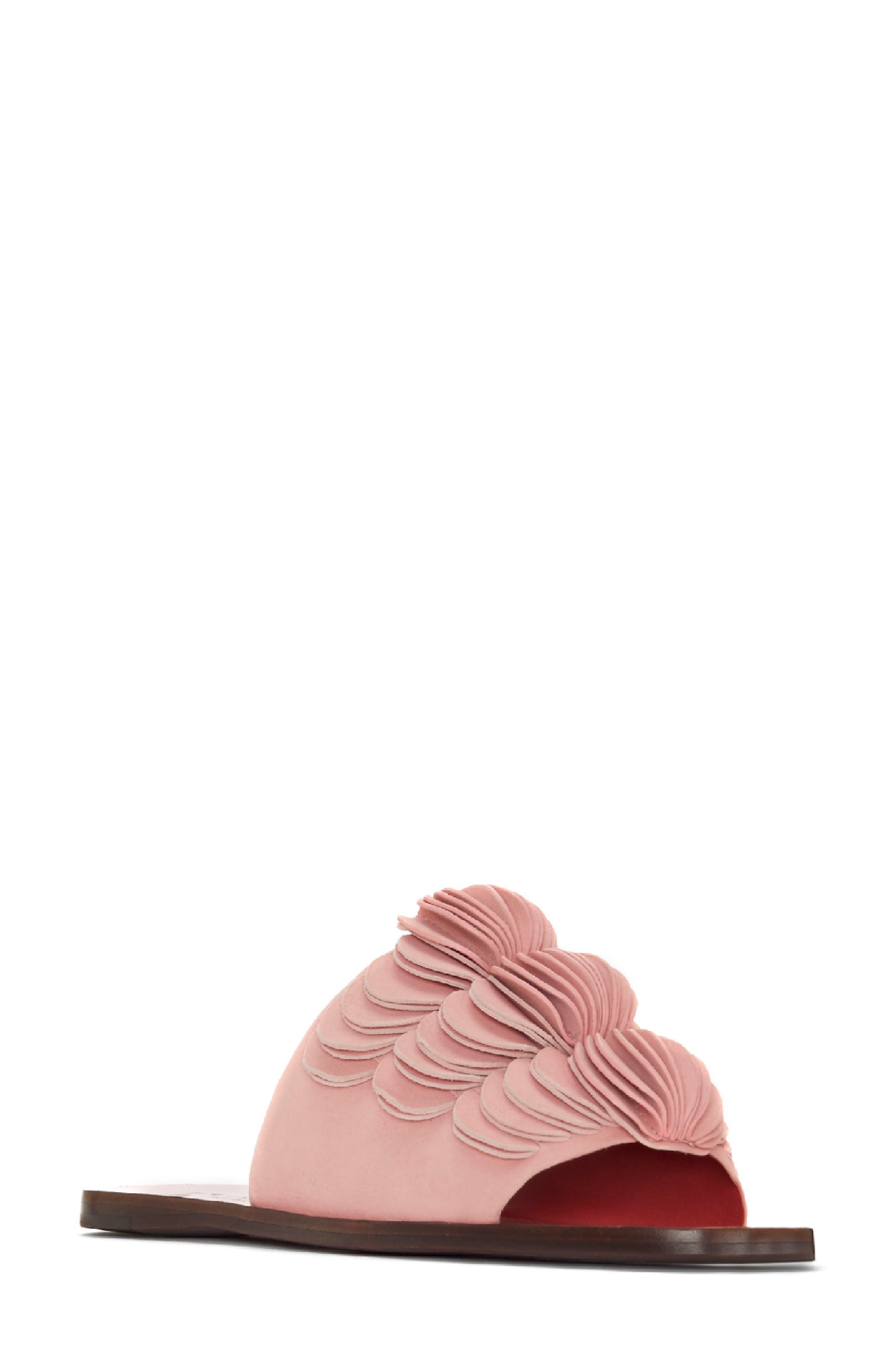Delphia Slide Sandal, Main, color, PINK PEONY