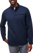 TravisMathew Transatlantic Quilted Henley Pullover