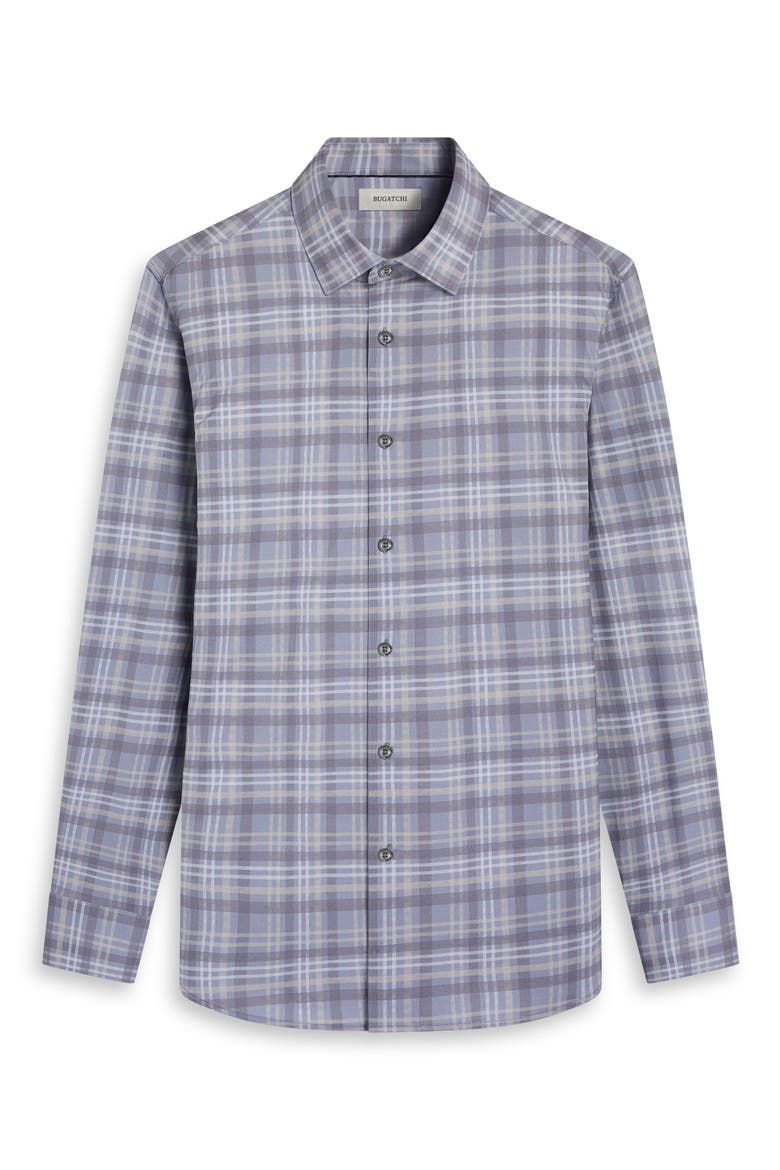 Jules OoohCotton® Plaid Button-Up Shirt, Alternate, color, CEMENT
