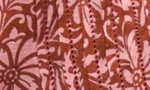 VERONICA BEARD VERONICA BEARD ASHLYNN FLORAL PINTUCK SILK TOP