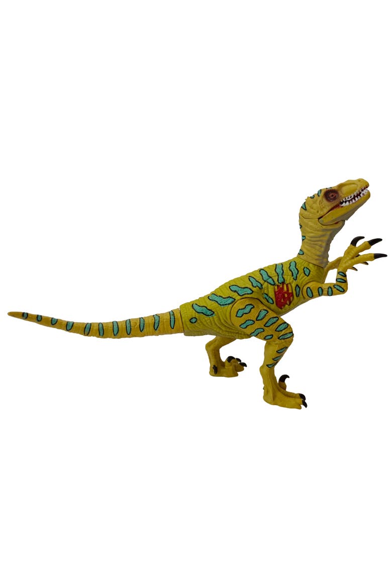 Ar Dinosaur Xl and Brick Combo, 10" Velociraptor Sound Figure, Alternate, color, Multicolored