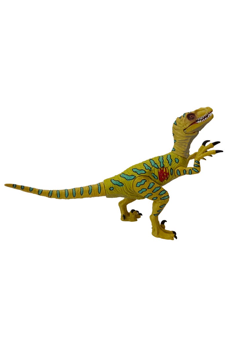 Dino Explorers Ar Dinosaur Xl and Brick Combo, 10" Velociraptor Sound Figure, Alternate, color, Multicolored