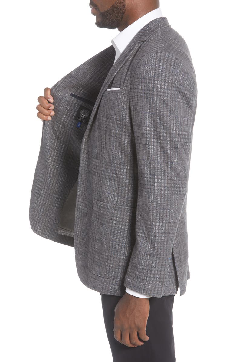 Vince Camuto Slim Fit Crosshatch Performance Blazer, Alternate, color, 