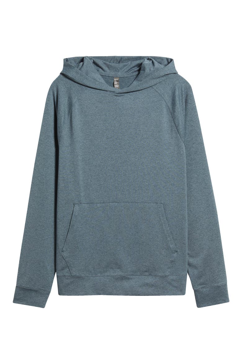 Live In Pullover Hoodie, Alternate, color, BLUE SLATE HEATHER